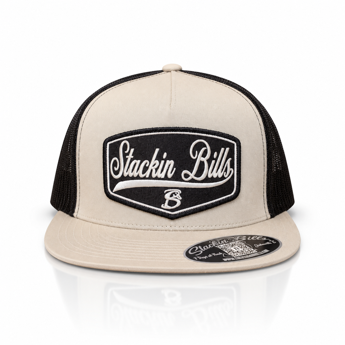 “ SB TOPAZ “ STACKIN BILLS SNAP BACK CAP BEIGE
