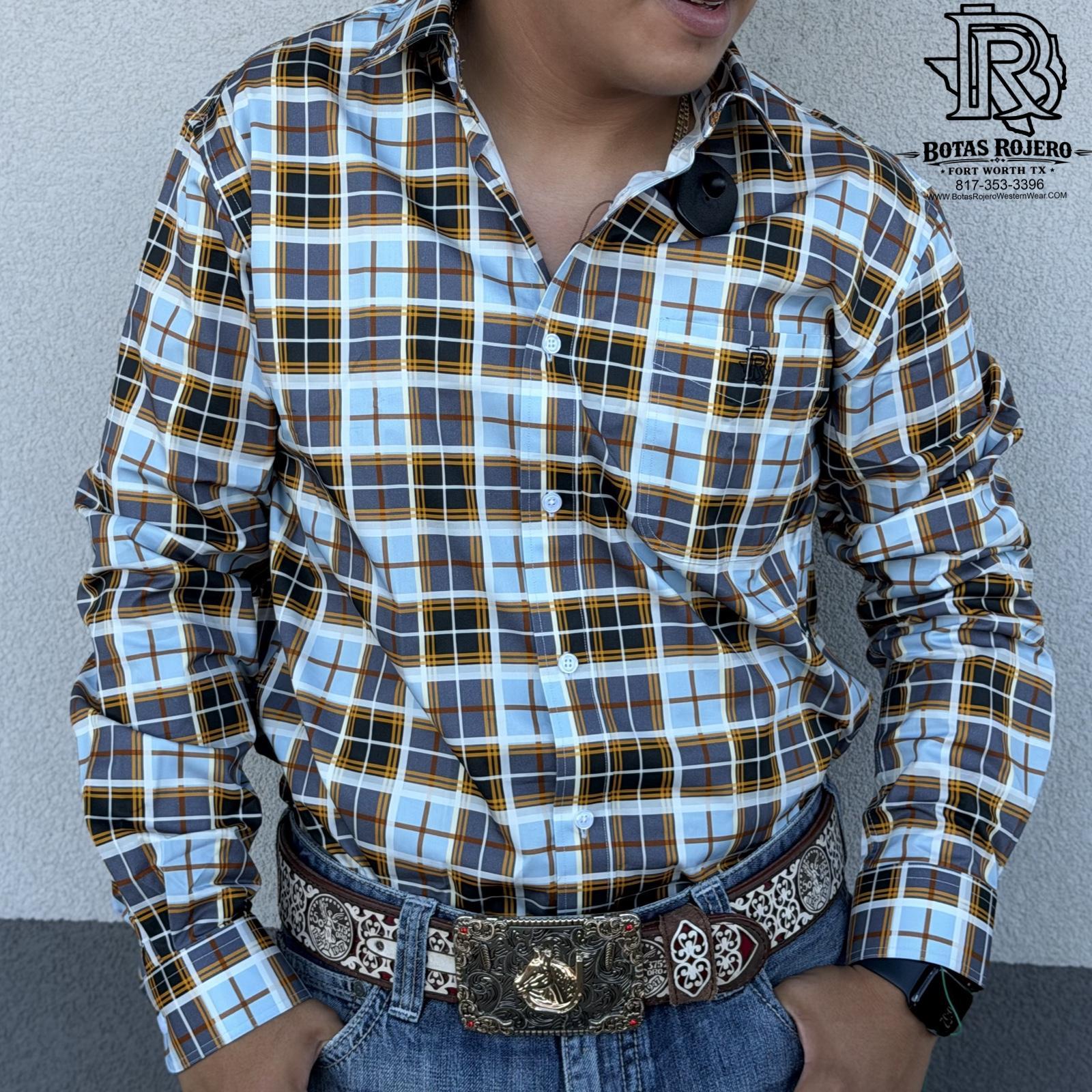 JESSE  | Iron Spur Men’s Western Long Sleeve  Shirt