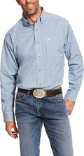 10028890 MNS PRO ADAMSEN STCH CLSC LS SHT SKYBLUE