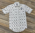 ‘’ADAM’’ MEN’S PANHANDLE BLACK SHORT SLEEVE SHIRT |RMN3S06553