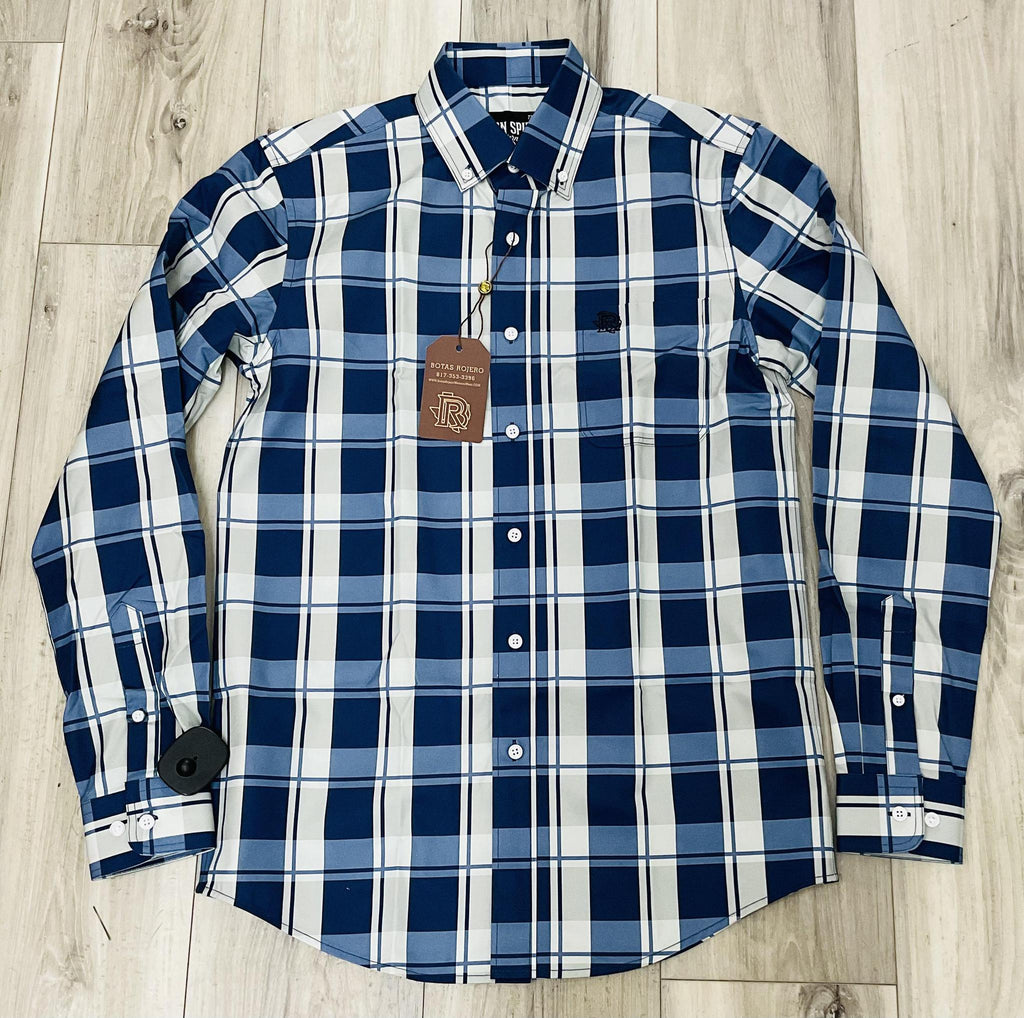 ‘’ CANYON  ’’ MEN’S CREEK WESTERN LONG SLEEVE IRON SPUR SHIRT