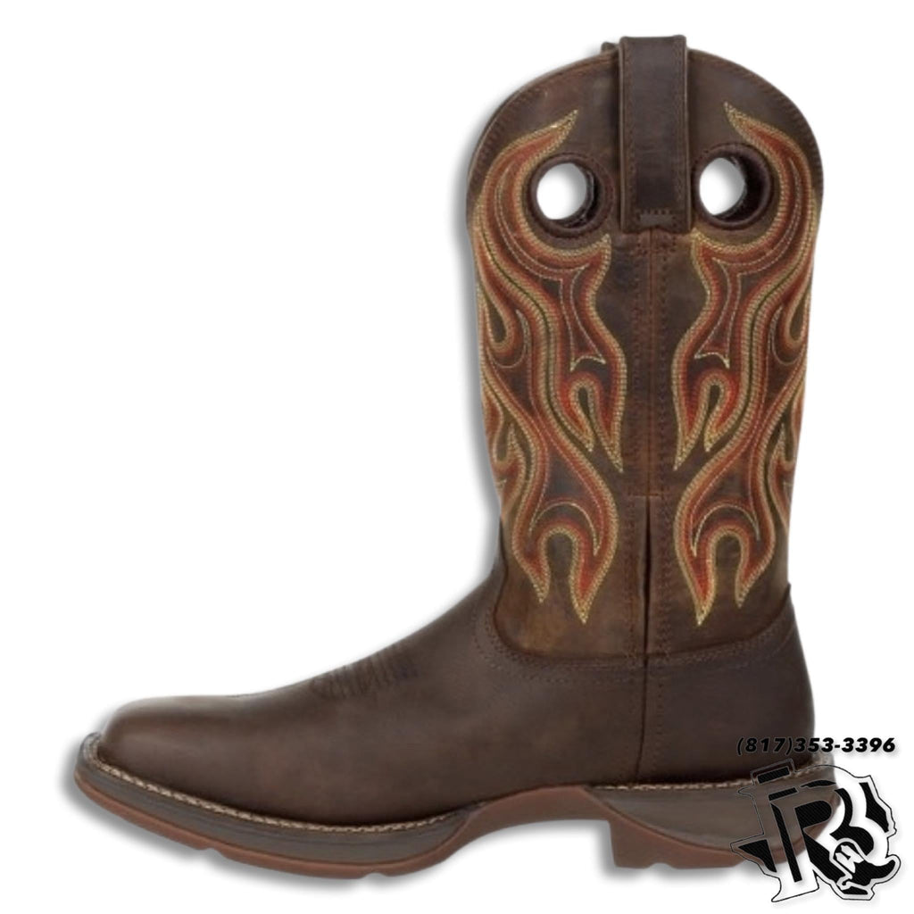 DURANGO NO STEEL TOE | Rebel Dark Chestnut Western Boot DDB0317