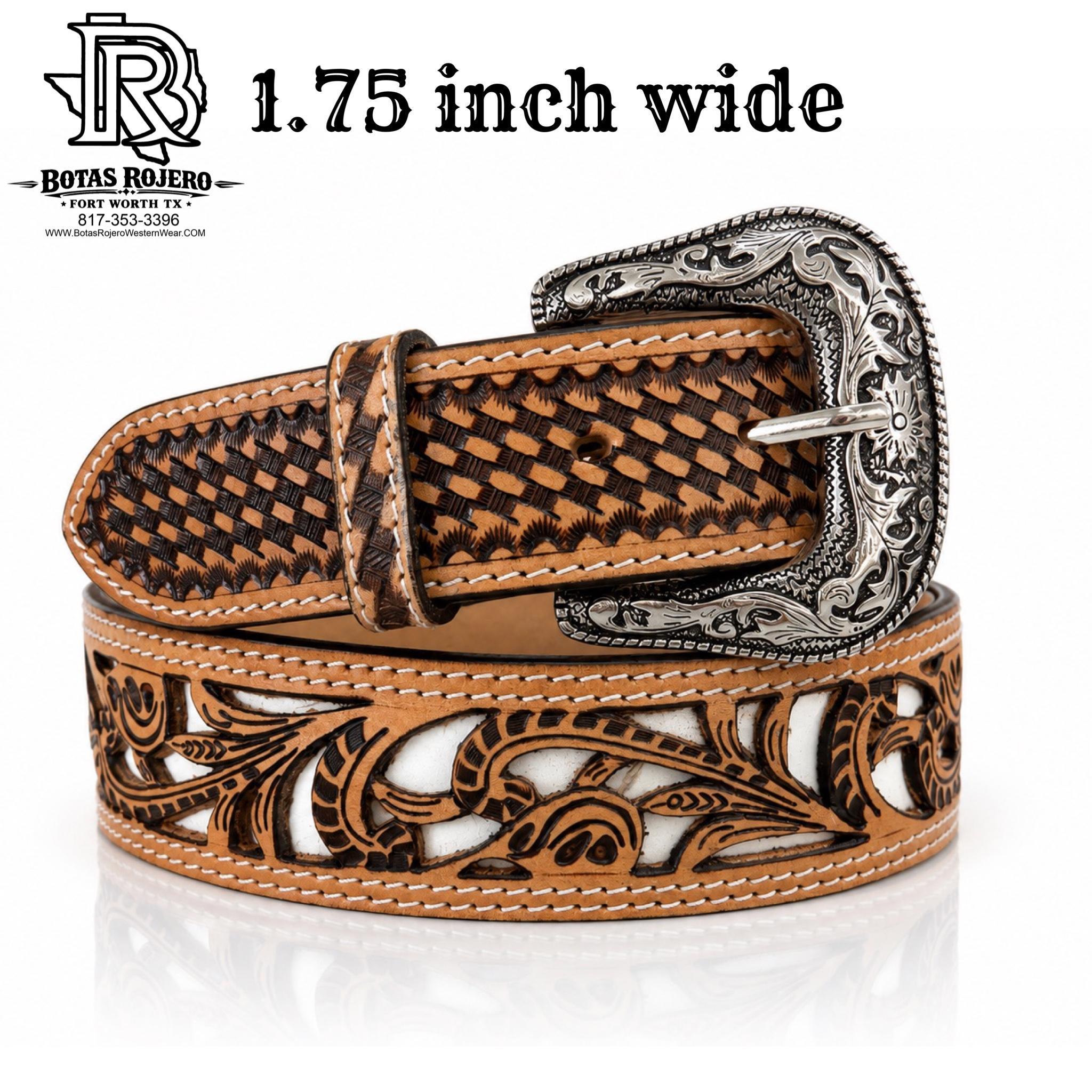 Dallas | IRON SPUR 1.75 INCH TAPPERED TO 1.5 INCH WESTERN BELT HANDMADE