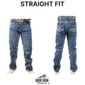 05 | STRAIGHT MED BLUE IRON SPUR MEN WESTERN JEANS