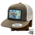 “ Alan “ | WESTERN CAP BY BR AZTEC BROWN / WHITE