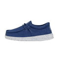 Hey Dude Youth Wally Slub Canvas - True Blue 40044-428