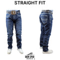 02 | STRAIGHT | DARK BLUE | IRON SPUR | MEN WESTERN JEANS