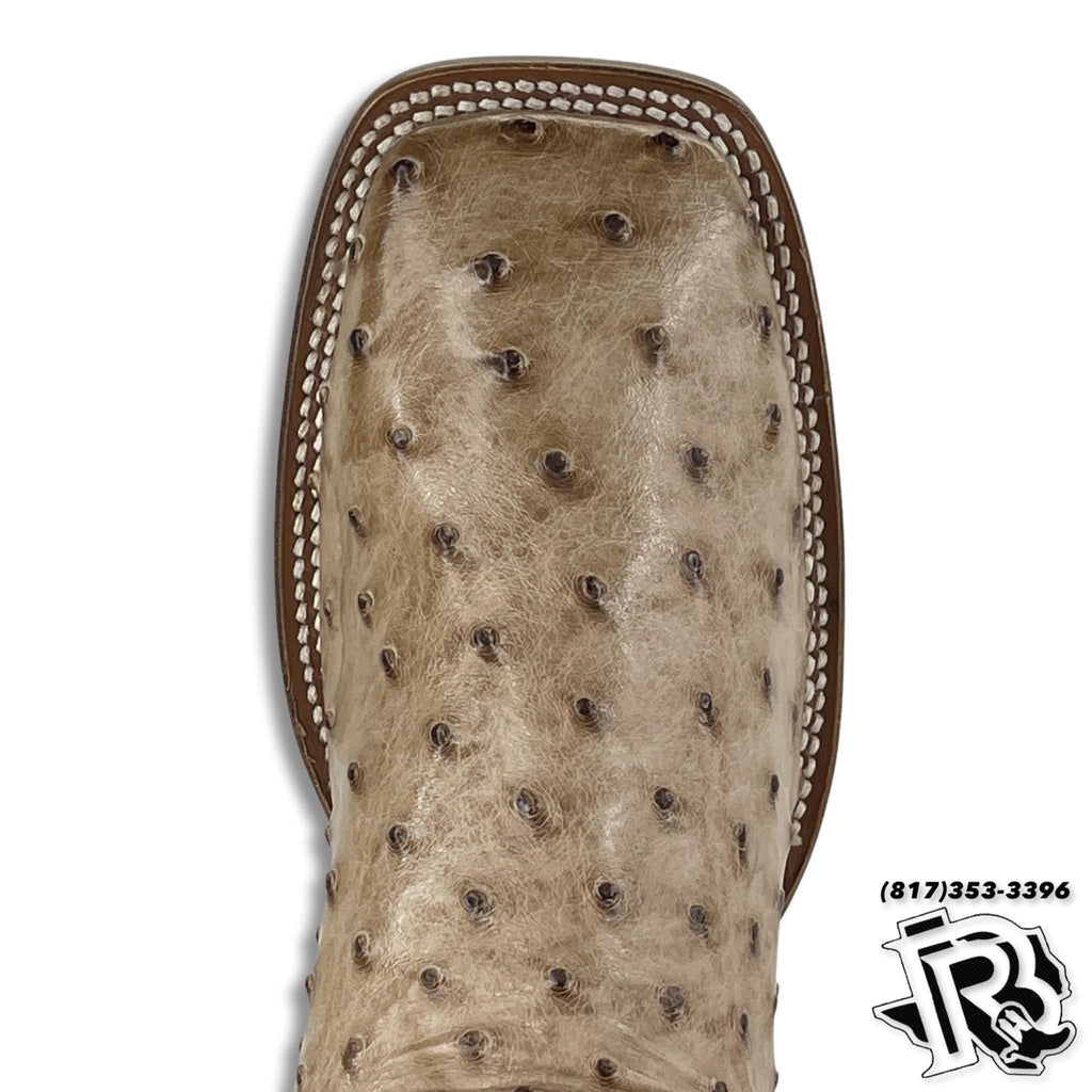 “ ADRIAN “ | BRUCATIO ORIGNAL OSTRISH MEN SQUARE TOE WESTERN BOOTS PRO887