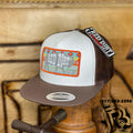 RED DIRT CAPS : “Aztec Buffalo” Brown / White RDHC23