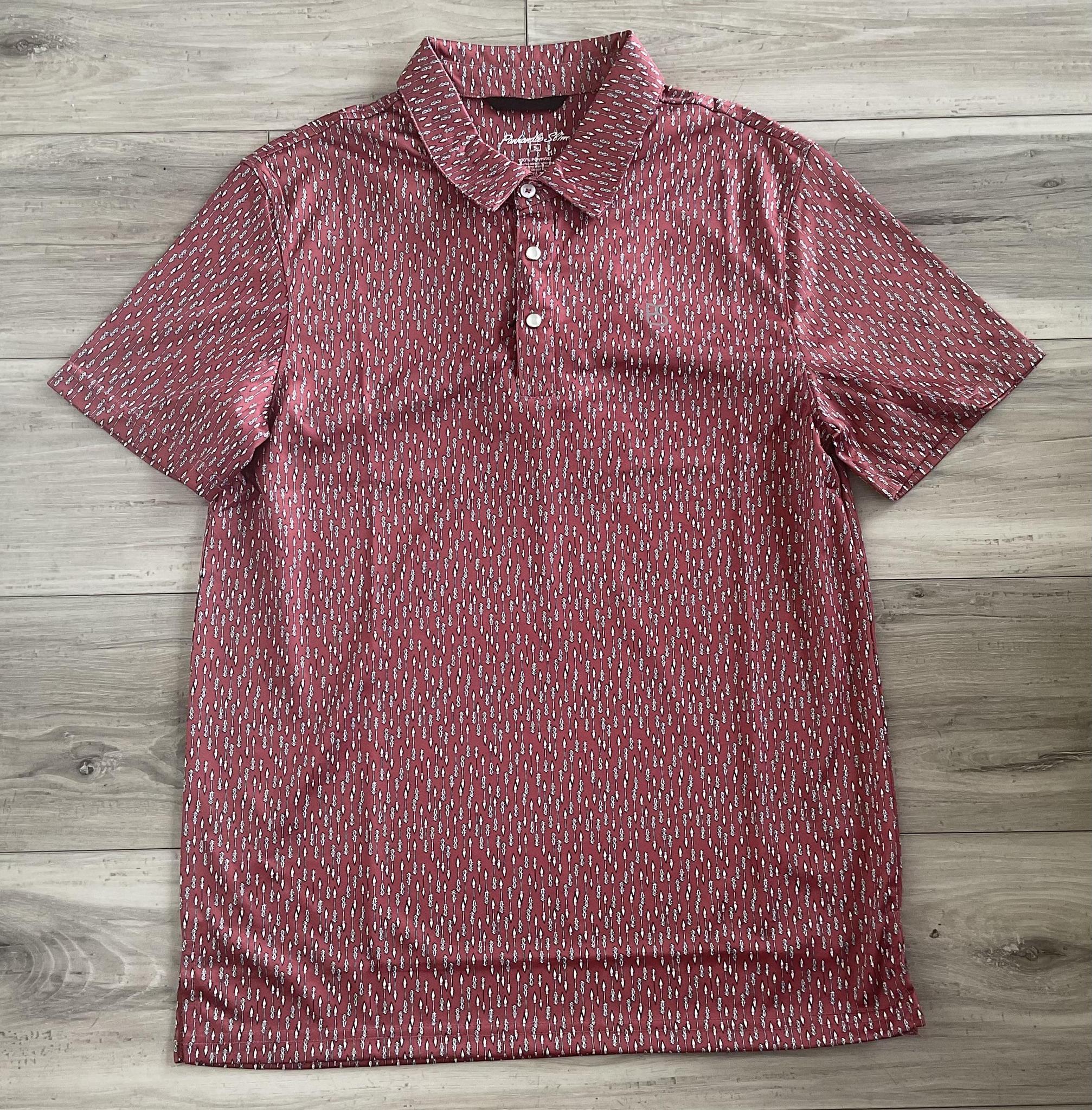 PANHANDLE MEN’S RED SNAP POLO | TM51T08292