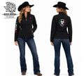 “ Sophia  “ | WOMEN ARIAT JACKET MEXICO LETTERS BLACK 10043057