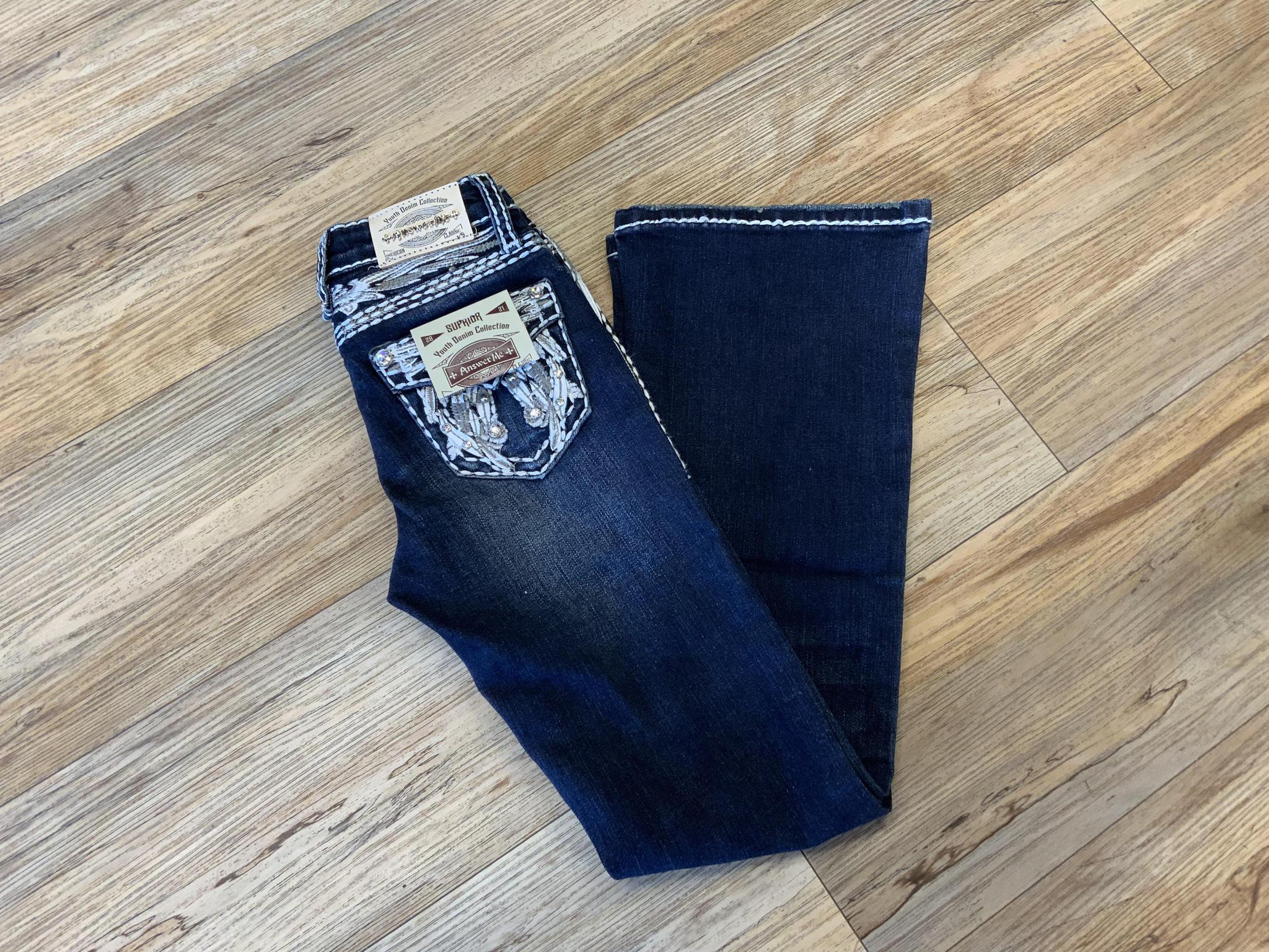 “ Perla “ | GIRLS Western Jeans Stone rhinestone