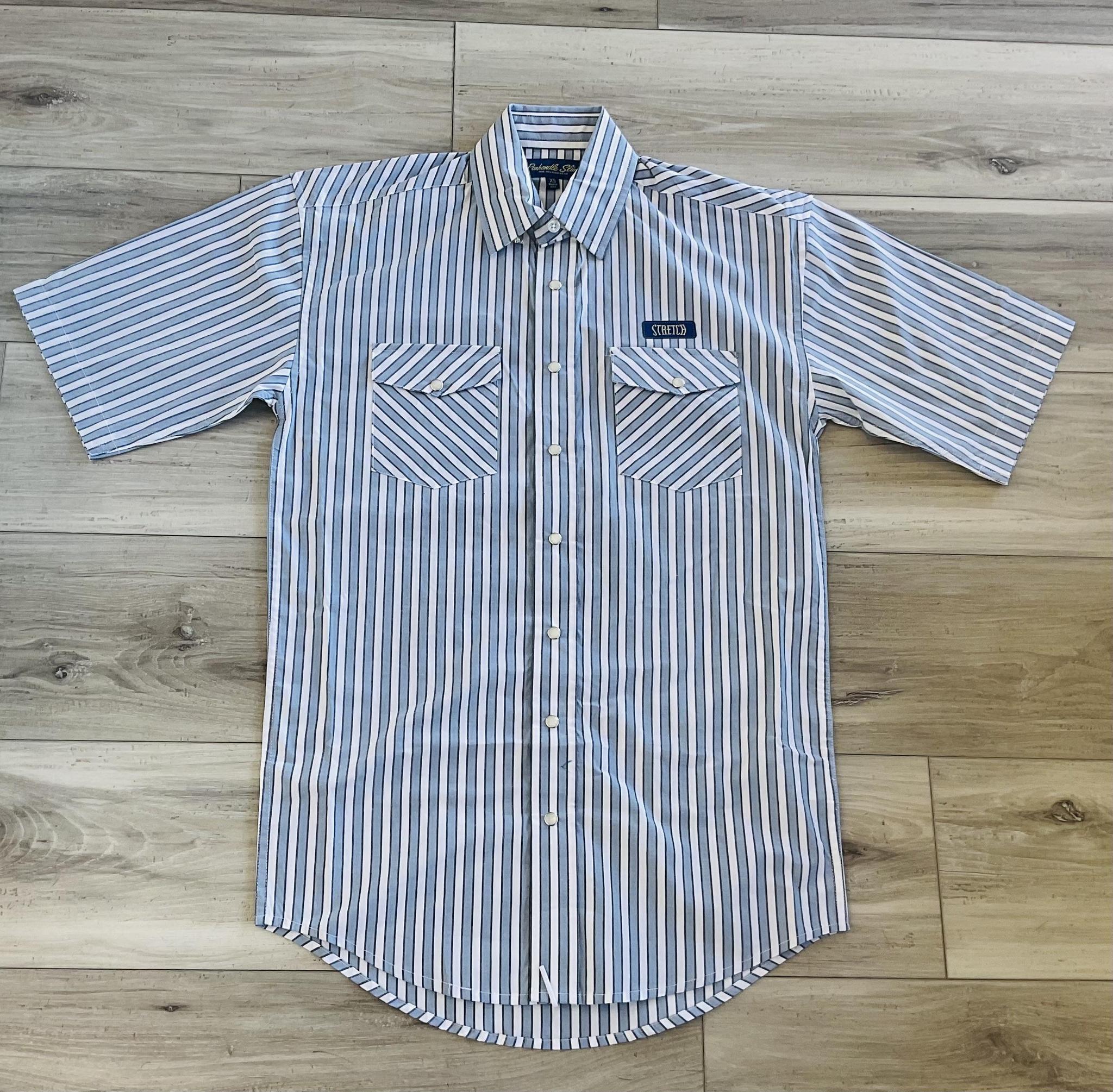 PANHANDLE MEN’S SHORT SLEEVE BLUE SHIRT | SMN3S08277
