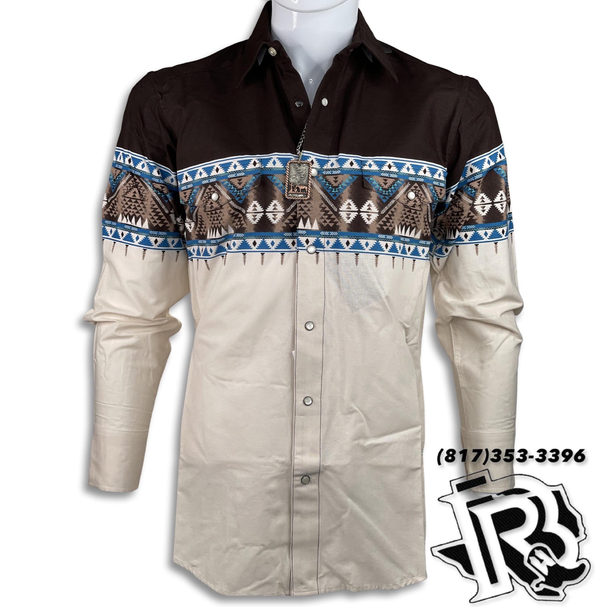 Panhandle Men's Scenic Border Print Shirt (30S5047)