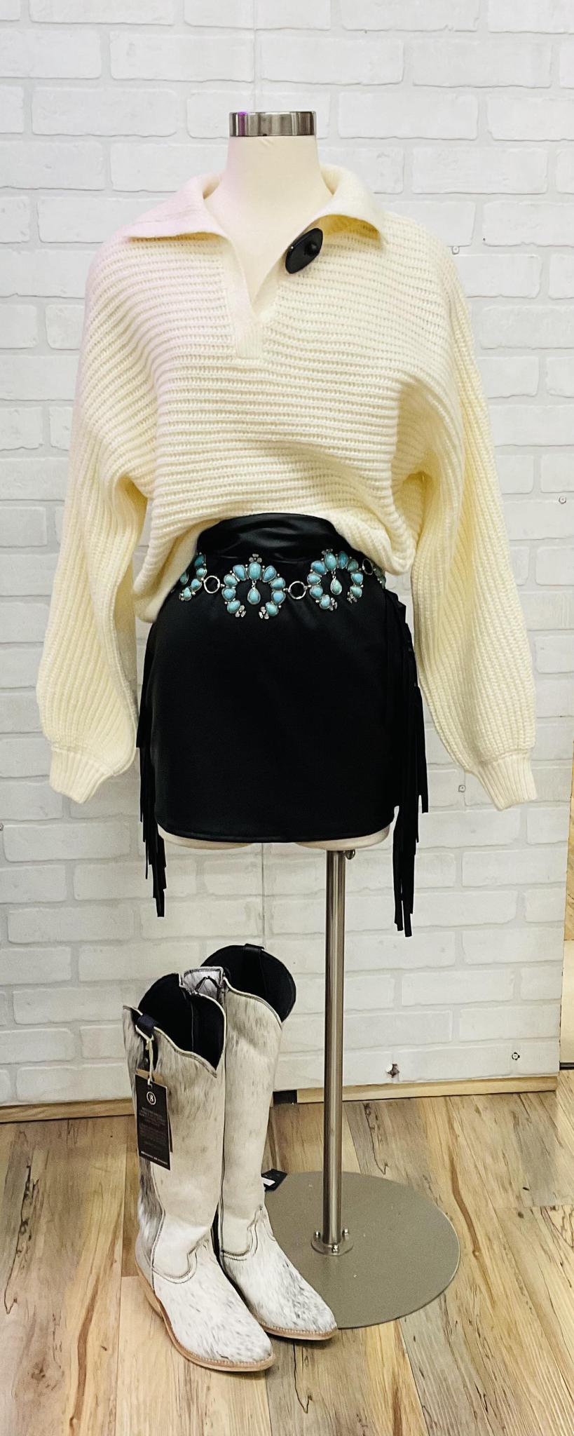 ‘’KEYLA’’ OFF WHITE SWEATER