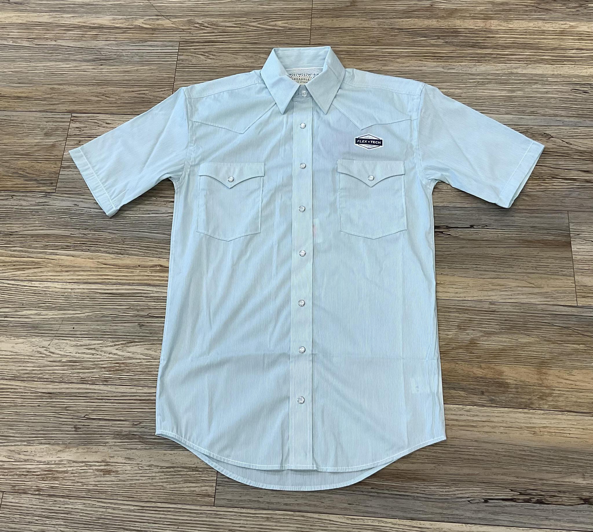 MENS PANHANDLE FLEX TECH TURQUOISE   03162SHORT SLEEVE SHIRT | RMN5S03162