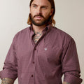 Ariat mens Abel Classic maroon Long sleeve shirt | 10045049