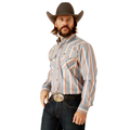 ARIAT MENS PRO SYLAS SNAP OLIVE LONG SLEEVE SHIRT | 10052345