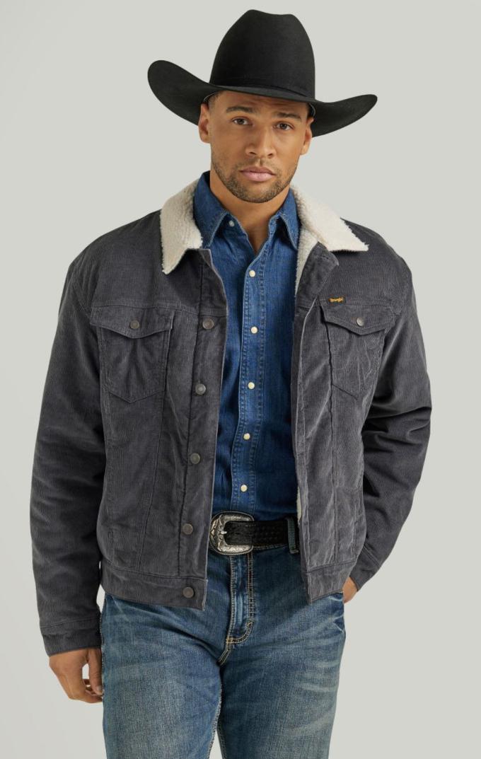 MEN’S WRANGLER SHERPA LINED JACKET 112352865