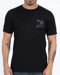 ‘’ANGEL’’ Platini Men’s Modern Fit Cotton Black T-Shirt |STT11397