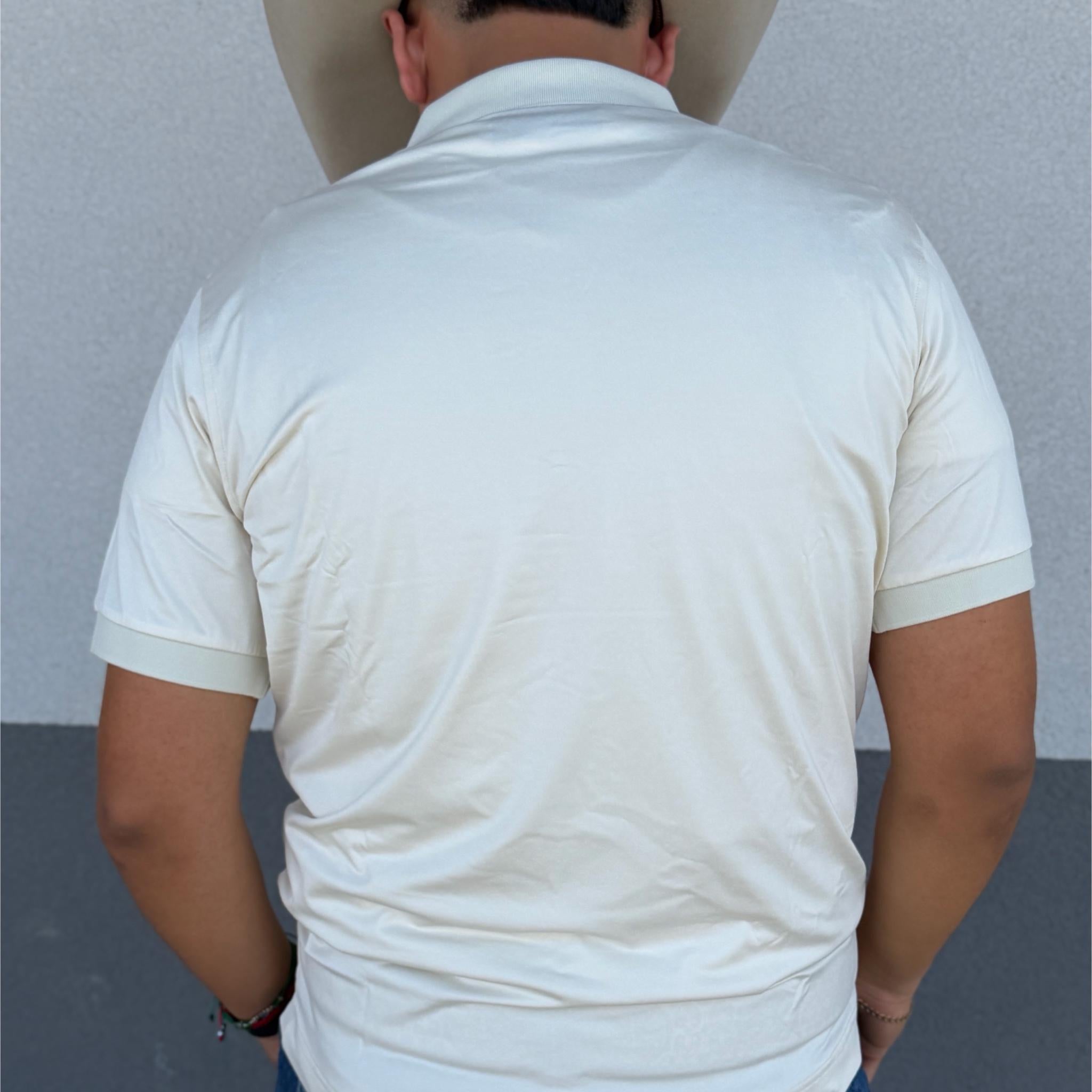 HOUSTON |MEN’S IRON SPUR  POLO VANILLA COLOR