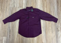Panhandle Boys Solid Maroon Long Sleeve