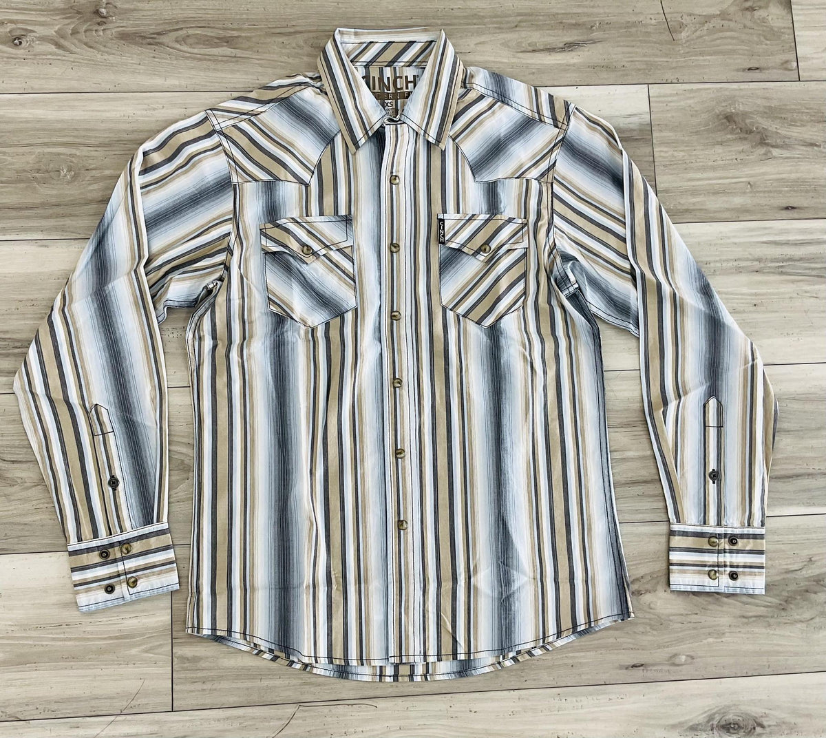 CINCH MEN’S STRIPE MODERN FIT MULTI LONG SLEEVE SHIRT | MTW1303112
