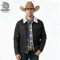 “ SLADE “ DENIUM MEN WESTERN JACKET DARK WASH