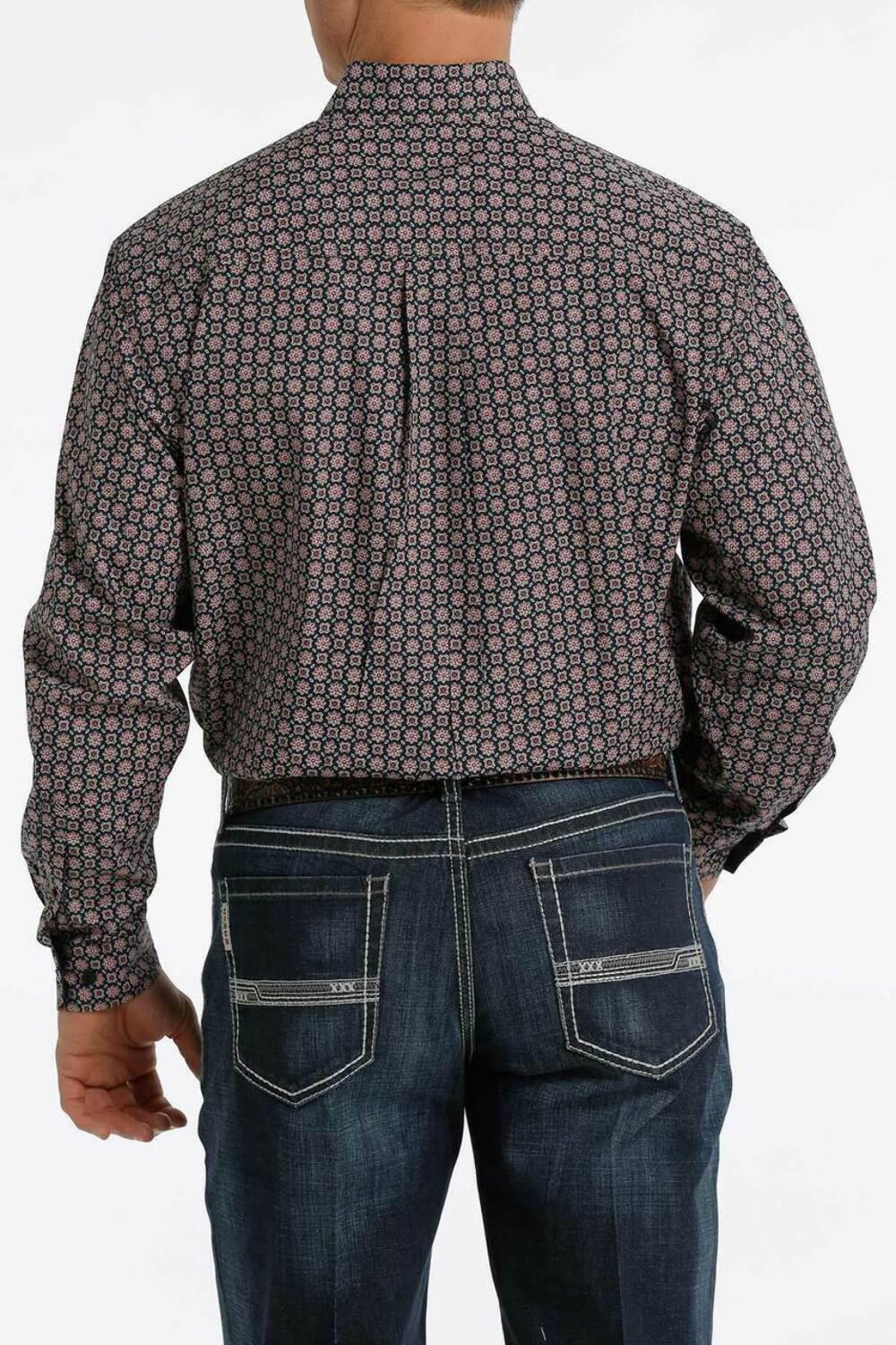 CINCH GEO MULTI BLACK MEN'S SHIRT |MTW1105317