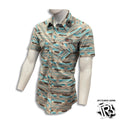 “ Seth “ | MEN SHORT SLEEVE SHIRT WOVEN SNAP BUTTON RRMS1SR0Q0