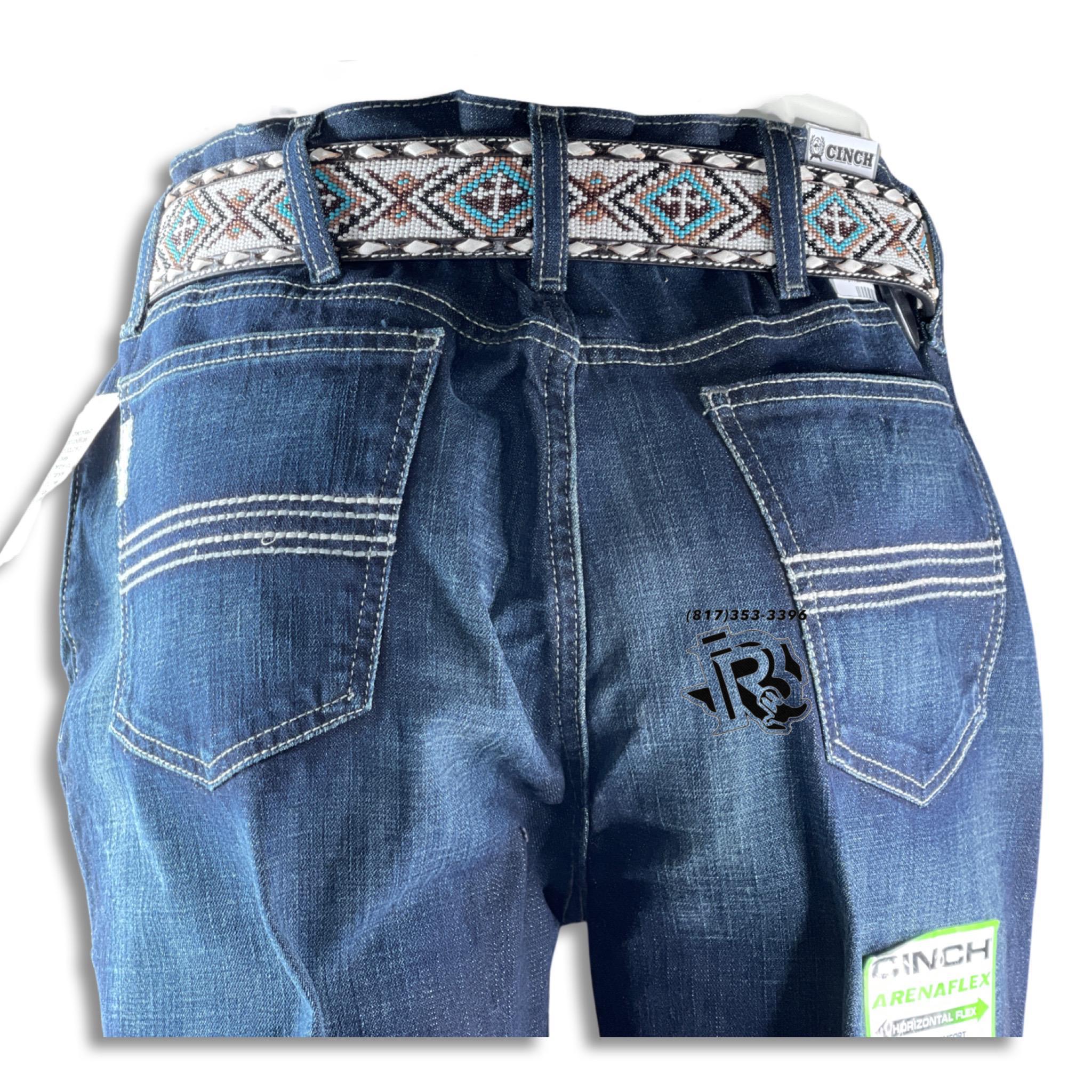 STRAIGHT LEG | CINCH MEN  JEANS DARK WASH  MB98034007 SILVER LABEL