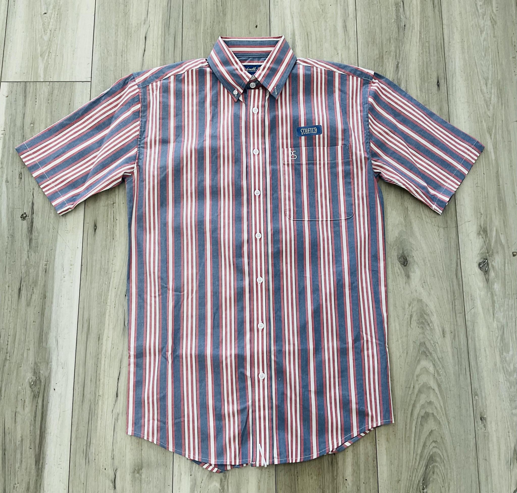 PANHANDLE MEN’S SHORT SLEEVE RED SHIRT | SMB3S08961