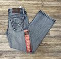 ‘’JULIAN’’ MEN’S ROCK & ROLL LIGHT WASH RELAXED FIT STRAIGHT BOOT JEANS | BM0SD06689