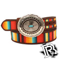 ARIAT LADIES BELT A1531502 Bright Multi Colored Serape Pattern