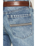 CINCH MEN'S GRANT LIGHT ACID WASH RELAXED BOOTCUT  JEANS |MB33037001