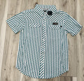 ROCK & ROLL MEN’S TEK CORE PRINT TURQUOISE SHORT SLEEVE SHIRT |BMN3S08382
