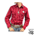 “ Shane  “ | MEN WRANGLER WESTERN SHIRT BLUE VINTAGE STRIPES 1075201AA
