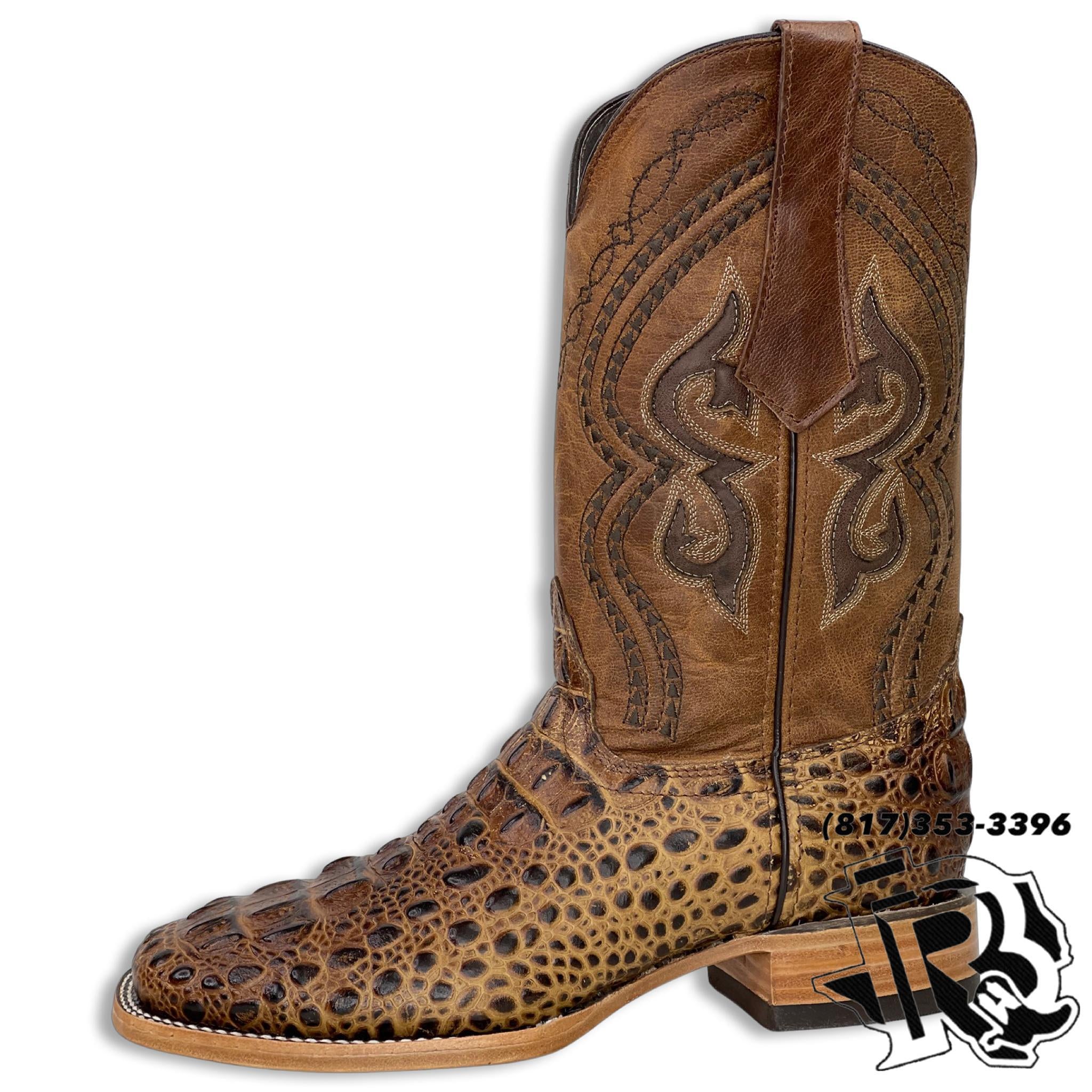 CAIMAN PRINT ORIX | MEN SQUARE TOE BOOTS