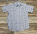 CINCH MENS SHORT SLEEVE LIGHT BLUE SHIRT | MTW1111490