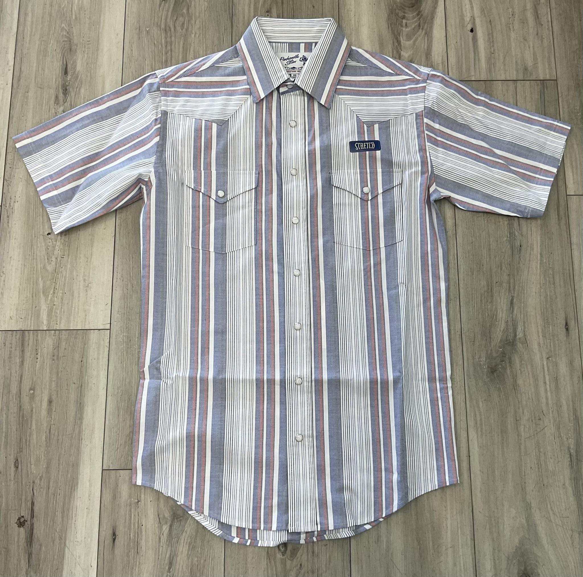 PANHANDLE MEN’S BLUE SHORT SLEEVE SHIRT | SMB3S08969