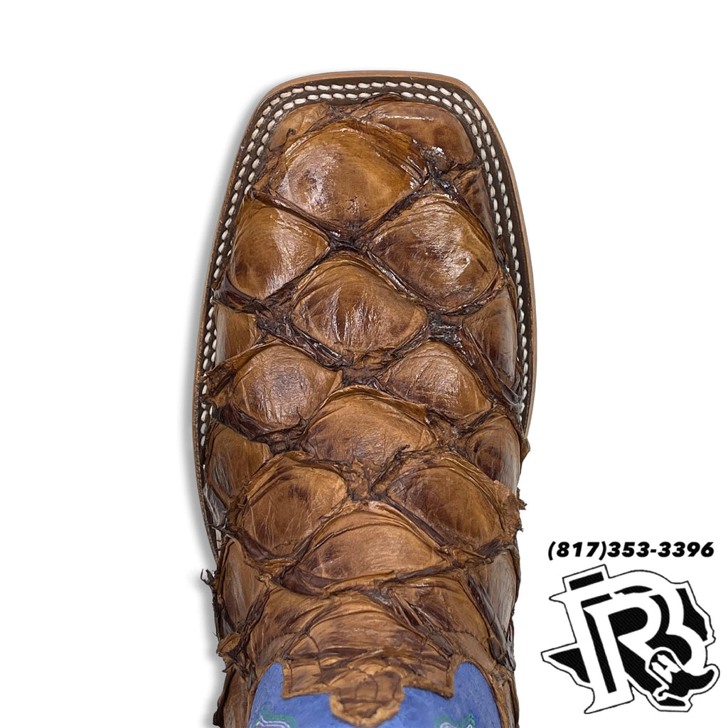 CIGAR MATTE BIG BASS ORIGNAL | MEN SQUARE TOE BOOTS
