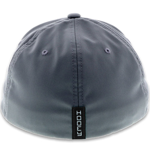 2009GY-Y Desc: "Solo III" Hooey Grey 6-Panel Flexfit with Black and White Logo - Youth