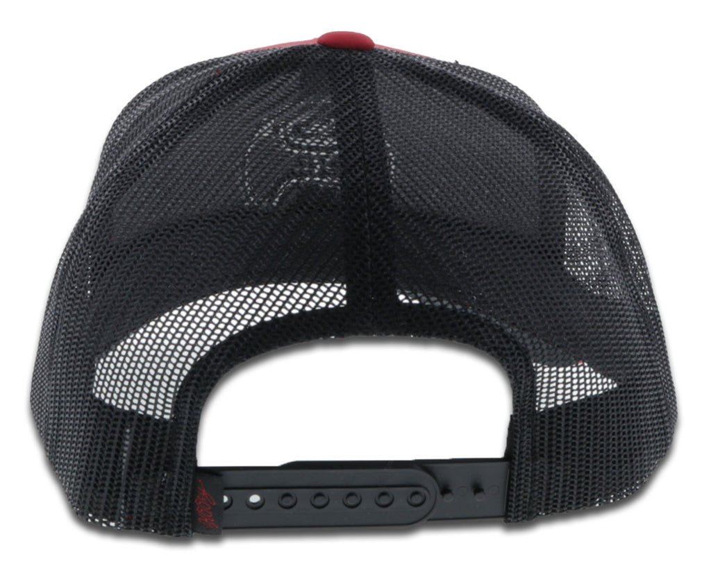 2009T-RDBK Desc: "O Classic" Hooey Red / Black 6-Panel Trucker with Black Logo - OSFA