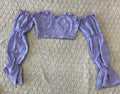 Daisy lilac crop top