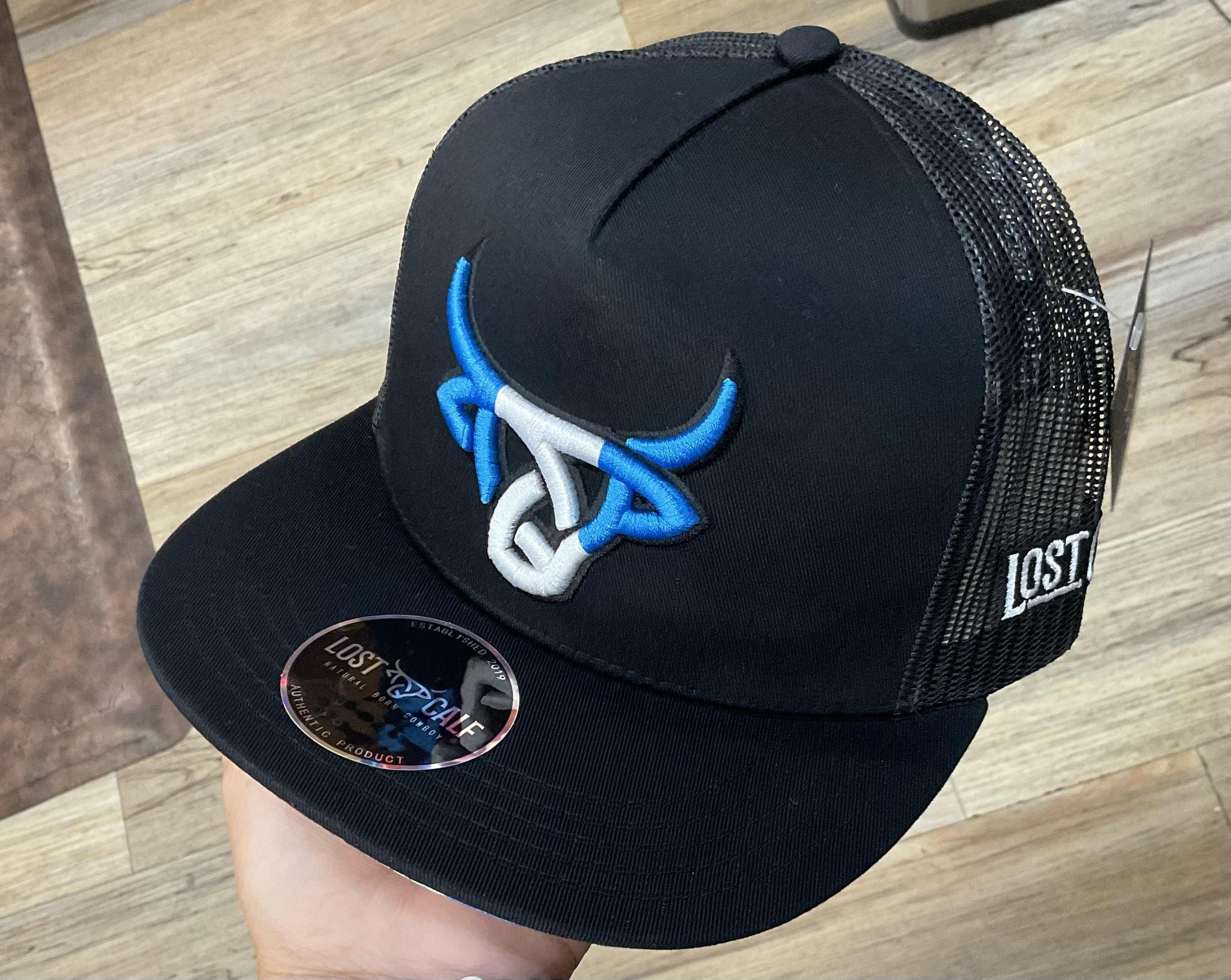 “ AUSTIN “ | MEN’S  CAP BLACK LOST CALF