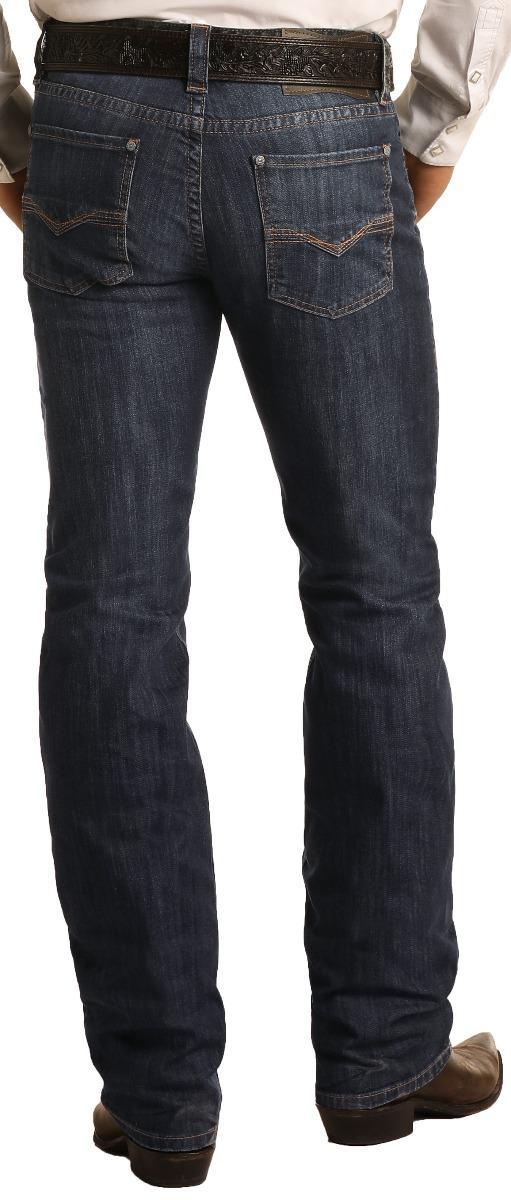 ROCK & ROLL DENIM Slim Fit ReFlex Revolver Straight Leg Jeans M1R62050 BLUE LABEL
