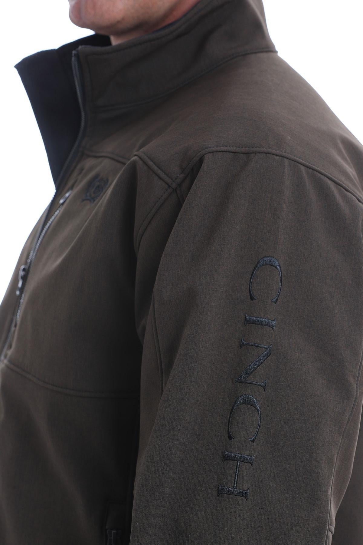 CINCH | MENS TEXTURED BONDED JACKET BROWN/BROWN | MWJ1500003