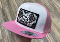 “ Sebastian “ | WESTERN CAP BY BR AZTEC PINK/WHITE