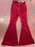 RED CORDUROY BELL BOTTOMS