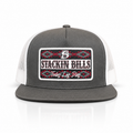 “ SB TRIBE “ STACKIN BILLS SNAP BACK CAPS CHARCOAL CAPS